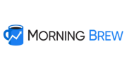 Morning Brew logo shown because employees read our lead generation newsletter